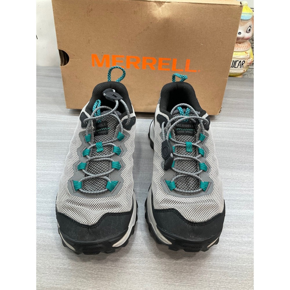 MERRELL SPEED STRIKE AEROSPORT WOMENS GREY ATHLETIC SHOES‎